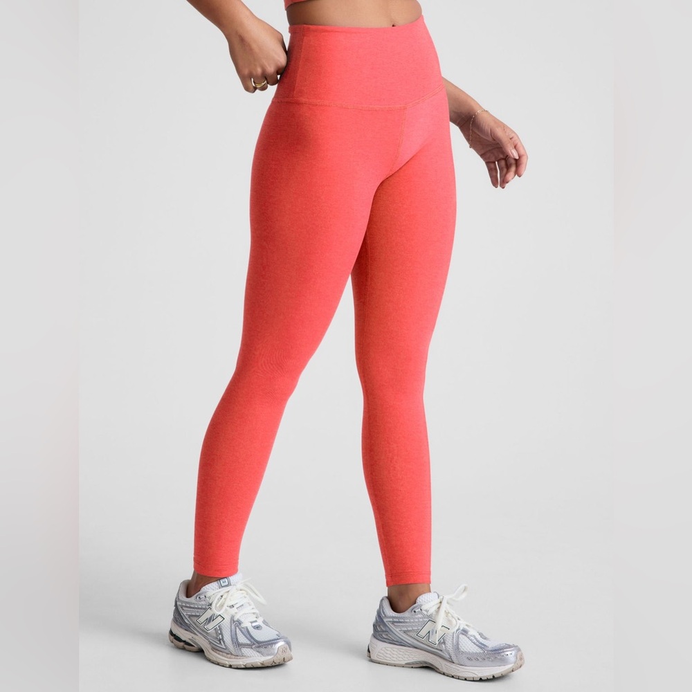 Beyond Yoga Spacedye Caught In The Midi High Waisted Legging Coral  Small GUC